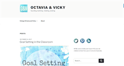 Desktop Screenshot of octaviaandvicky.com